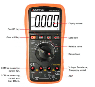 مولتی متر ویکتور VICTOR VC97 طرح قدیم 1