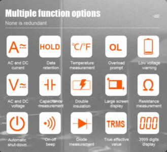 مولتی متر ویکتور VICTOR VC97 تولید سال 2021