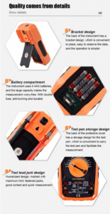 مولتی متر ویکتور VICTOR VC97 تولید سال 2021 5