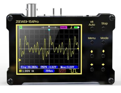 اسیلوسکوپ پرتابل DSO154 Pro زووی 1 مگاهرتز 1 کانال با نرخ نمونه برداری 40MSa/s