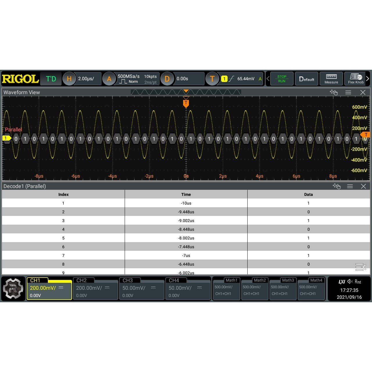 اسیلوسکوپ ریگول (RIGOL) DHO914S - تصویر 9