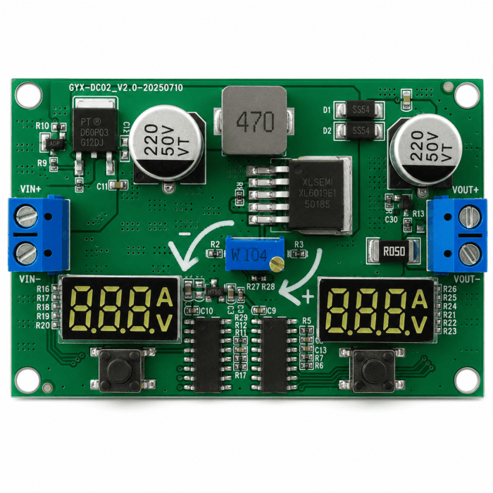 ماژول مبدل DC-DC افزاینده GYX-DC02 - تصویر 1