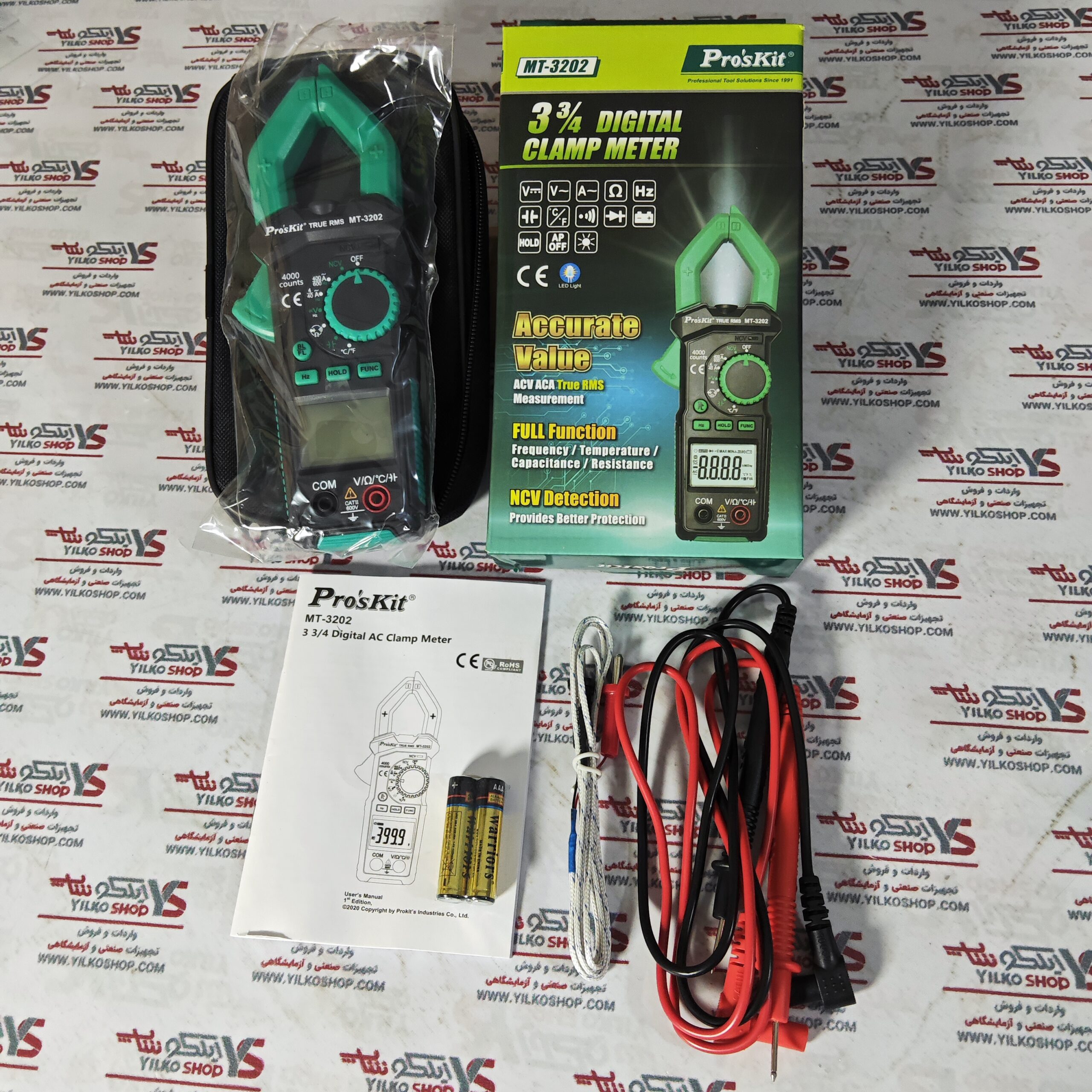 کلمپ متر پروسکیت (PROSKIT) MT-3202 - تصویر 3