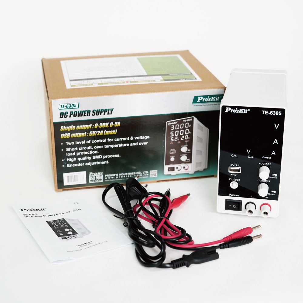 منبع تغذیه پروسکیت TE-6305G (PROSKIT) - تصویر 3