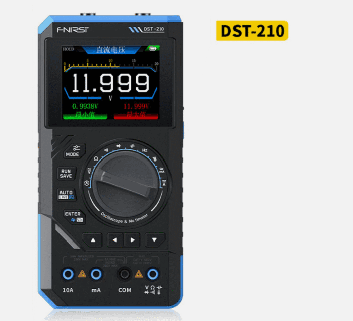 اسیلوسکوپ دستی افنیرسی (FNIRSI) DST-210 - تصویر 1