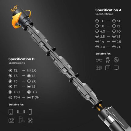 پیچگوشتی خودکاری 13 عددی یوفو UF-822507 (UF)