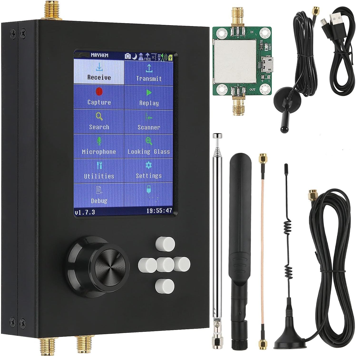 رادیونگار HackRF One PortaPack H2 - تصویر 3