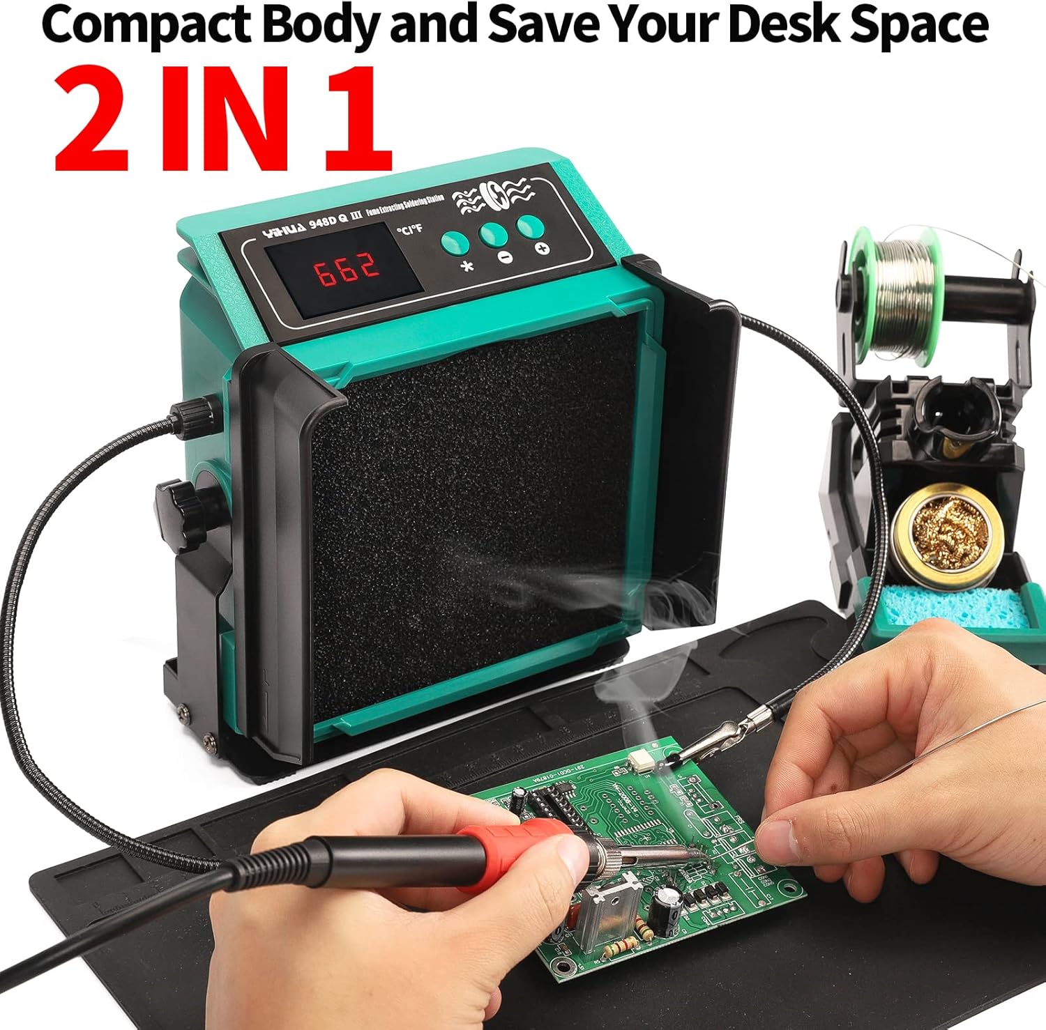 هویه با مکنده دود وای هوآ 948DQ-III (YIHUA) - تصویر 4