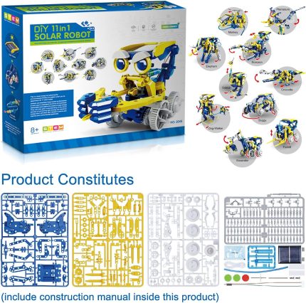 STEM Education Solar Robot Toys DIY 4