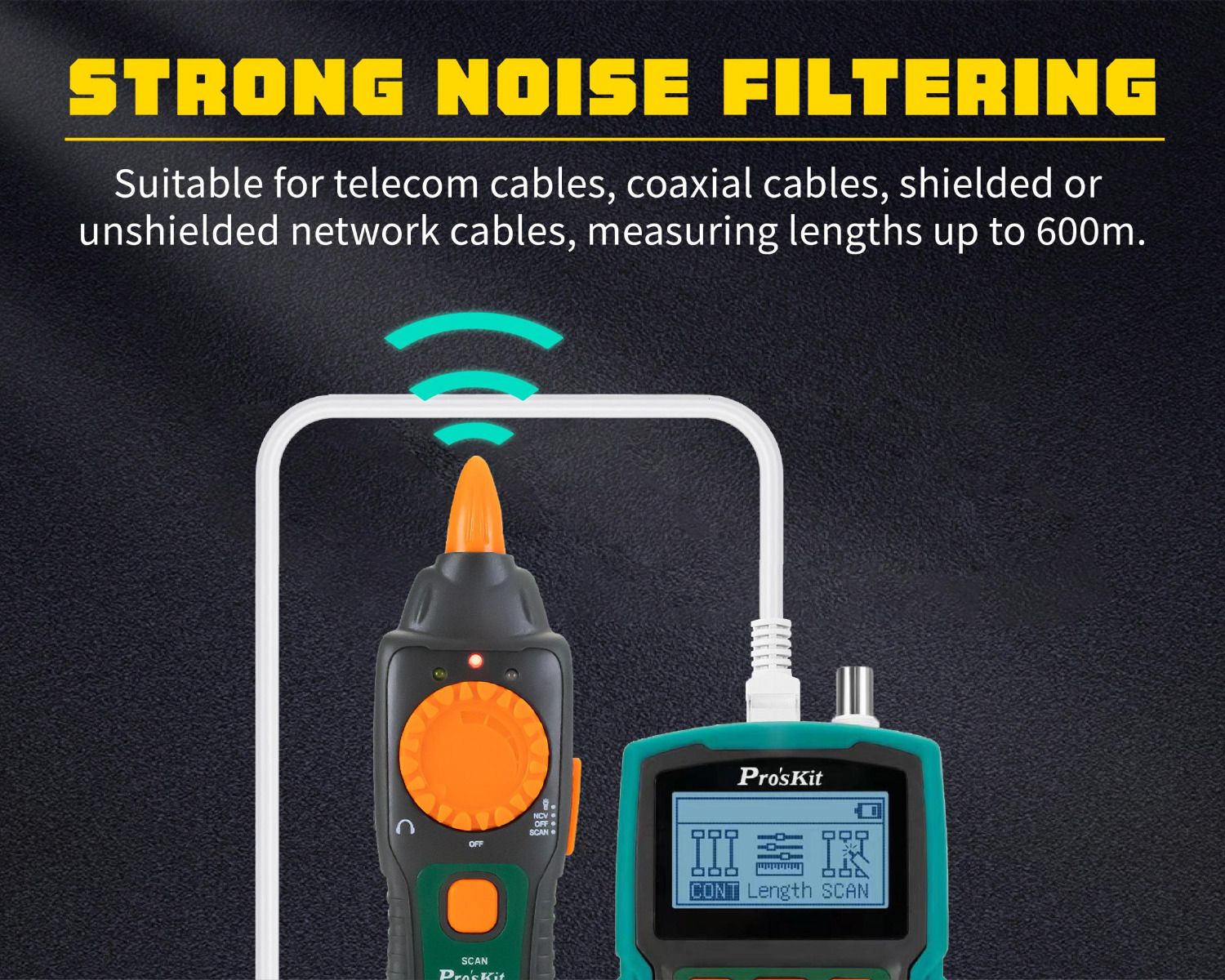 تستر شبکه و زوج یاب پروسکیت (PROSKIT) MT-7071N - تصویر 4