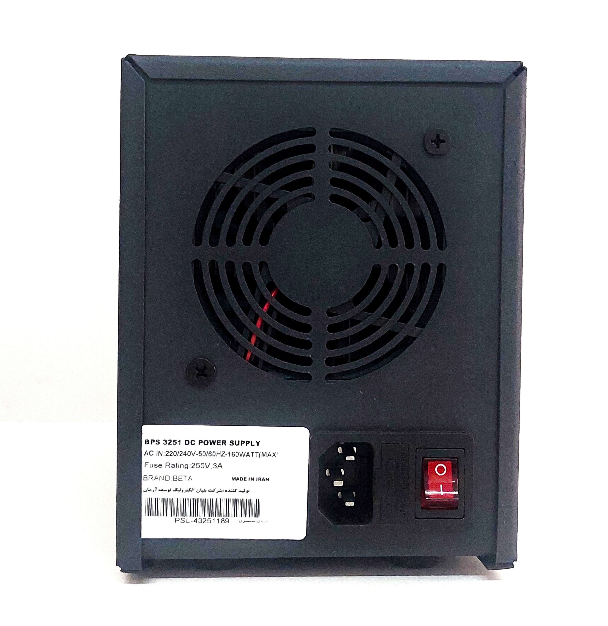 منبع تغذیه متغیر آزمایشگاهی بتا BPS-L3251 (32 ولت، 5 آمپر) - تصویر 3