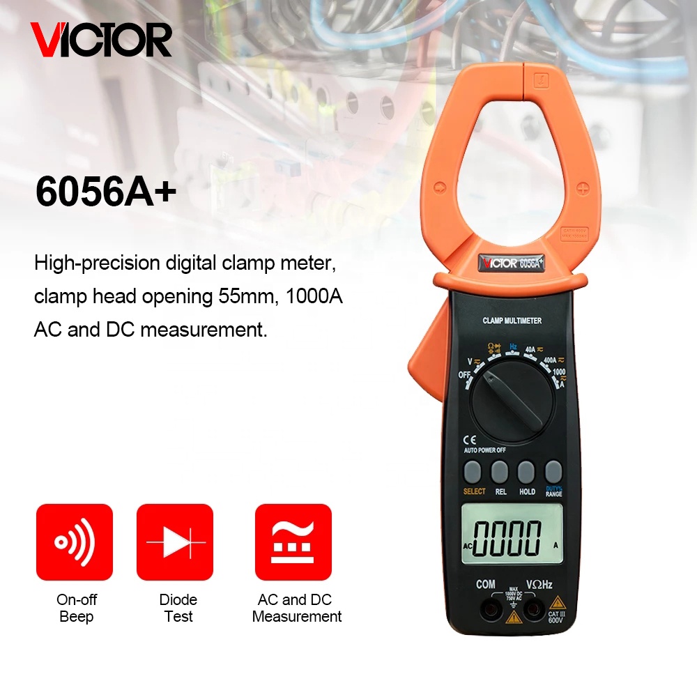 کلمپ متر ویکتور (VICTOR) 6056a+ - تصویر 2