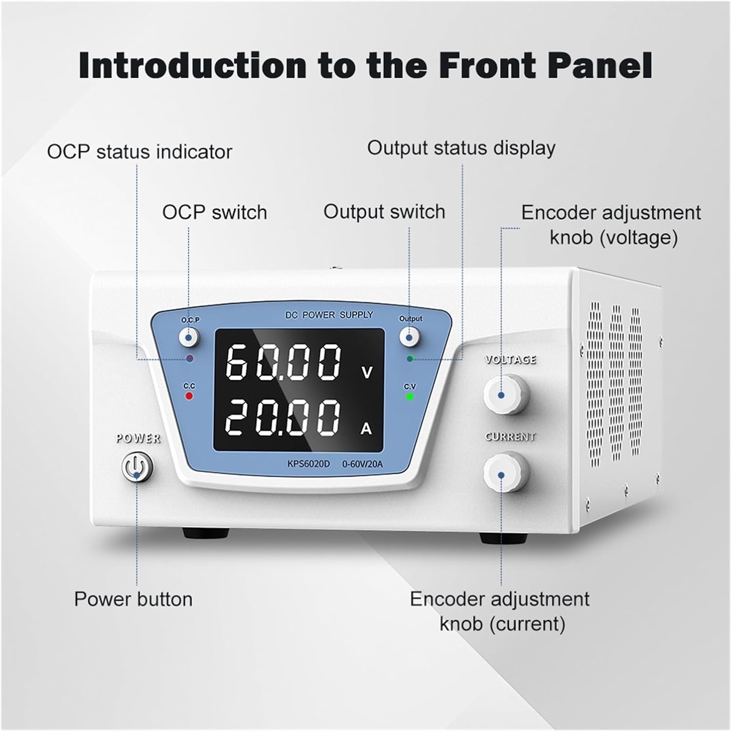 منبع تغذیه وانپتک (WANPTEK) KPS2005D - تصویر 4