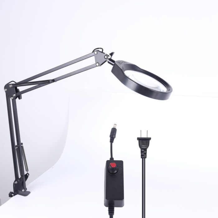 ذره بین گیره ای چراغ دار مدل PD435127 - تصویر 1
