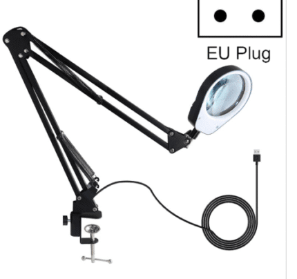 ذره بین گیره ای چراغ دار مدل PD43598T