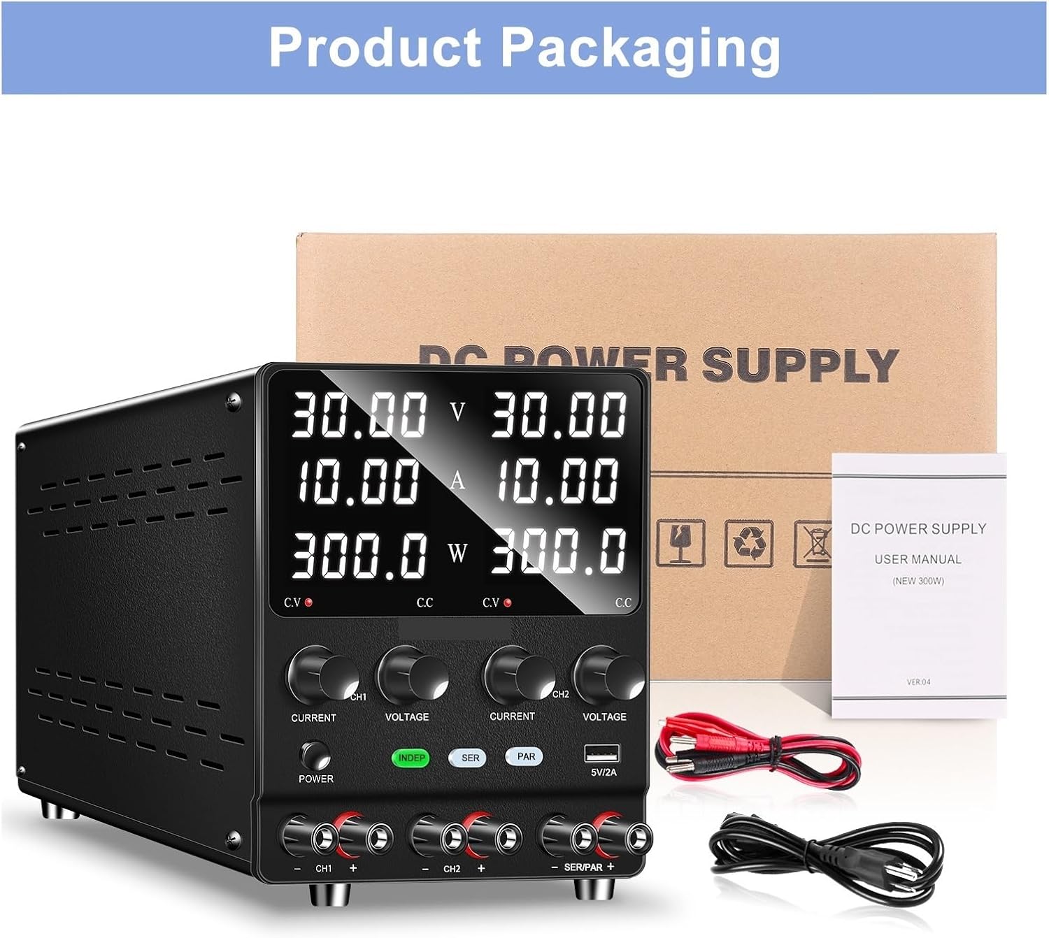 منبع تغذیه نایس پاور (NICE POWER) SPPS3010-2KD 30V 10A - تصویر 4