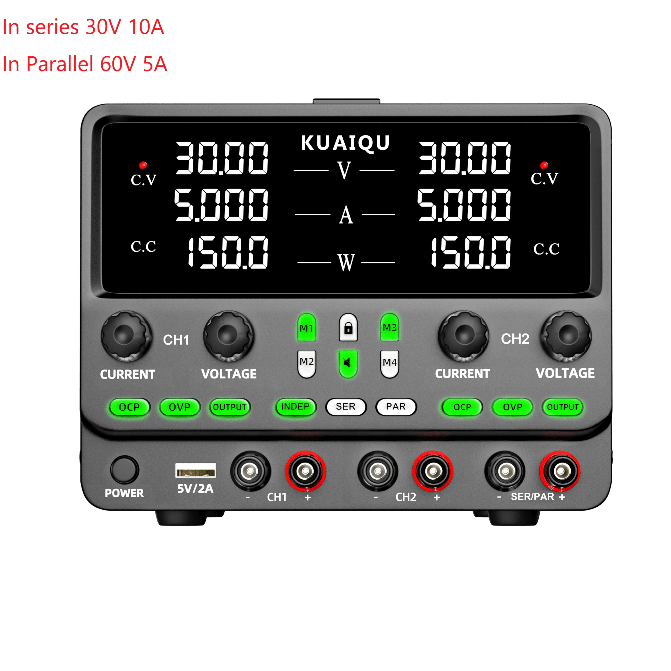 منبع تغذیه نایس پاور (NICE POWER) SPPS305-2KD 30V 5A