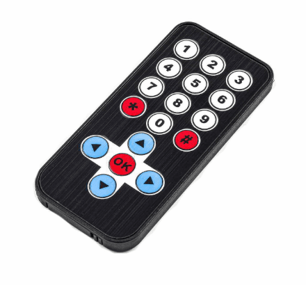 ریموت کنترل مادون قرمز 17 کلید