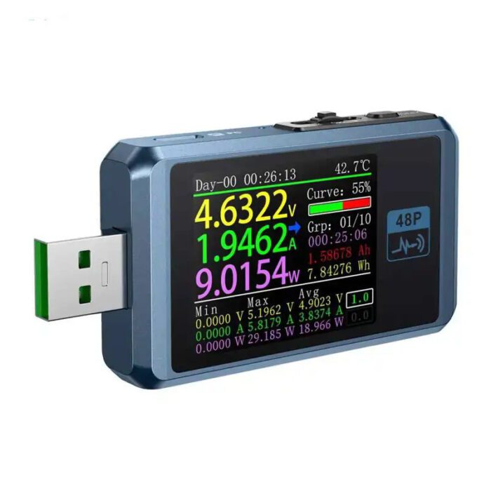 تستر فست شارژ USB با نمایشگر ولتاژ و جریان افنیرسی (FNIRSI) FNB48P - تصویر 1