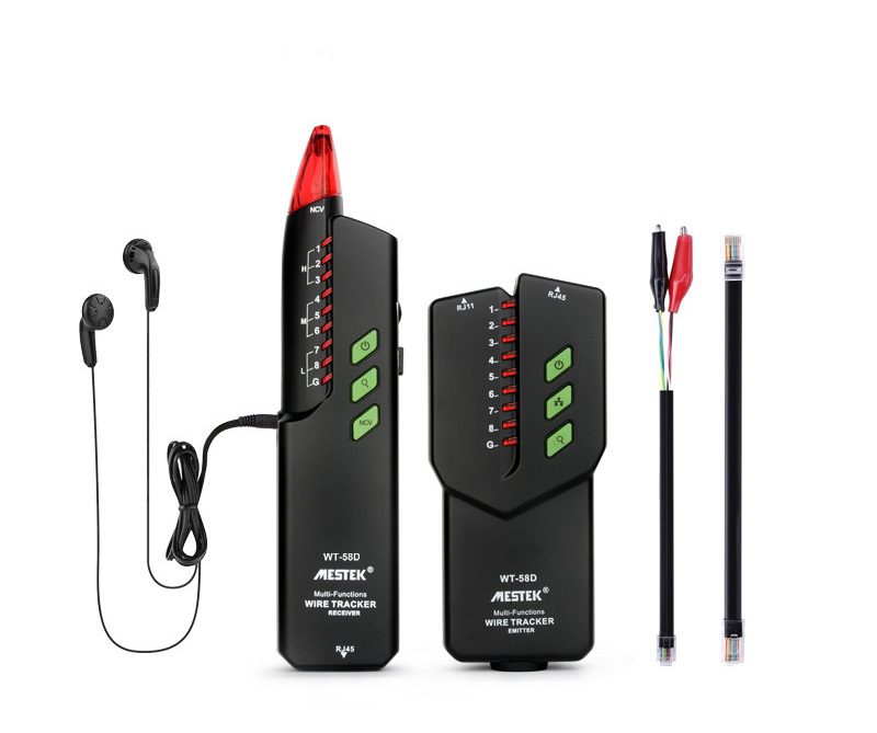 تستر کابل شبکه و ردیاب ولتاژ مستک (MESTEK) WT-58D - تصویر 2