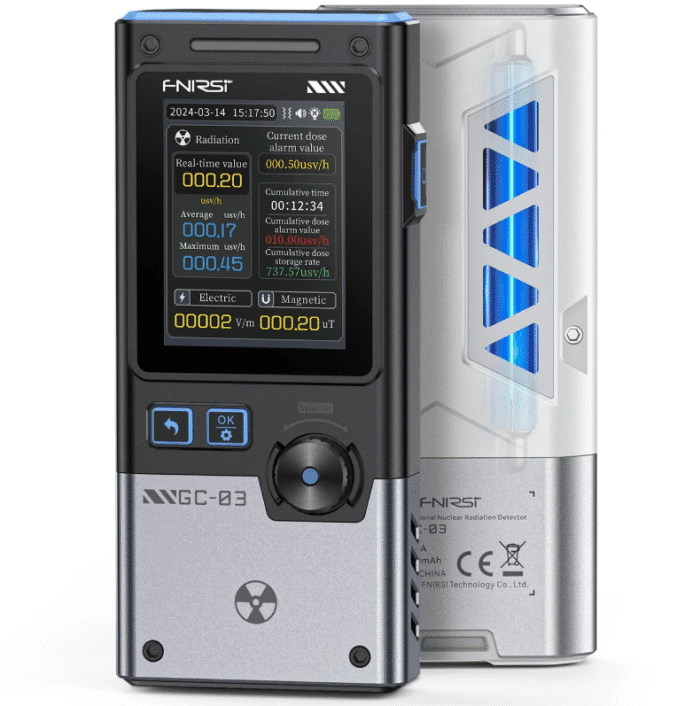 تشخیص اشعه 3 کاره افنیرسی (FNIRSI) GC-03 - تصویر 1