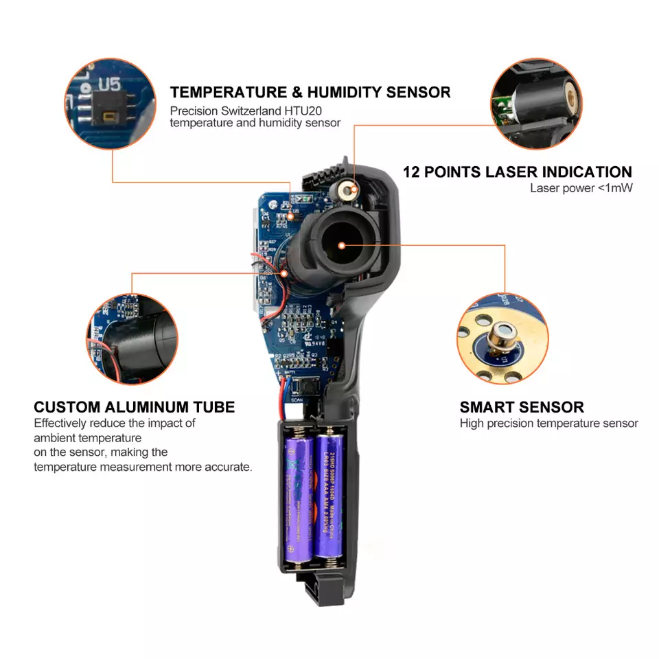 دماسنج لیزری مستک (MESTEK) IR01A - تصویر 3