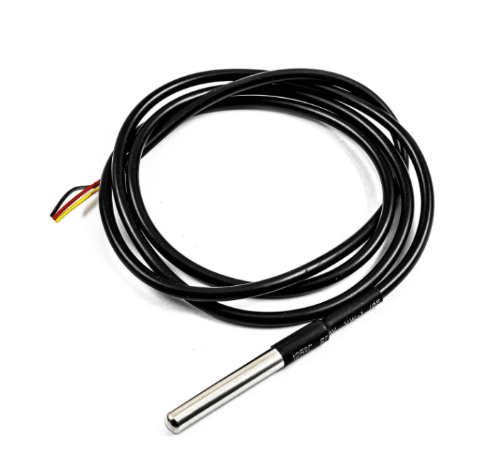 سنسور دما DS18b20،ضد آب با پوشش استیل ضد زنگ