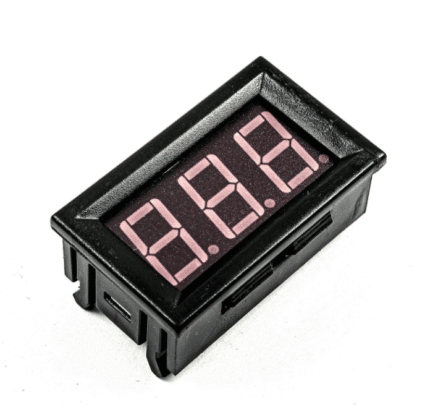 ماژول ولت متر دیجیتال 70 تا 500 ولت AC پنلی "0.56" (رنگ قرمز)