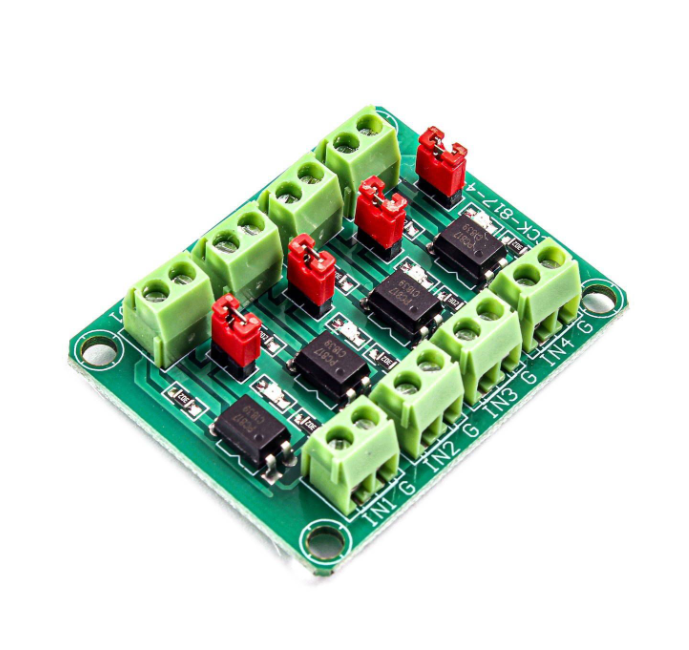 ماژول ایزولاتور 4 کانال اپتوکوپلری PC817