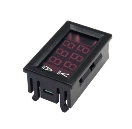 ماژول نمایشگر دیجیتال ولتاژوجریان پنلی 100V/50A DC