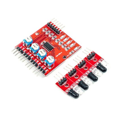 ماژول حسگر مادون قرمز ربات های تعقیب خط(4 کاناله)