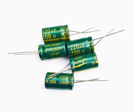 JWCO Green 220µF 100V