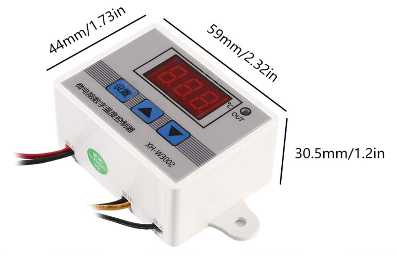 ترموستات دیجیتال 220VAC مدل XH-W3002 - تصویر 4