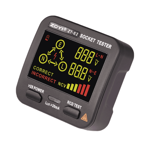 تستر پریز برق زویی (ZOYI) ZT-E2 - تصویر 2