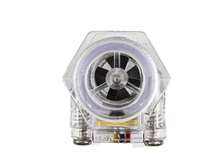 سنسور جریان آب اثر هال YF-201C دارای بدنه شفاف - تصویر 3