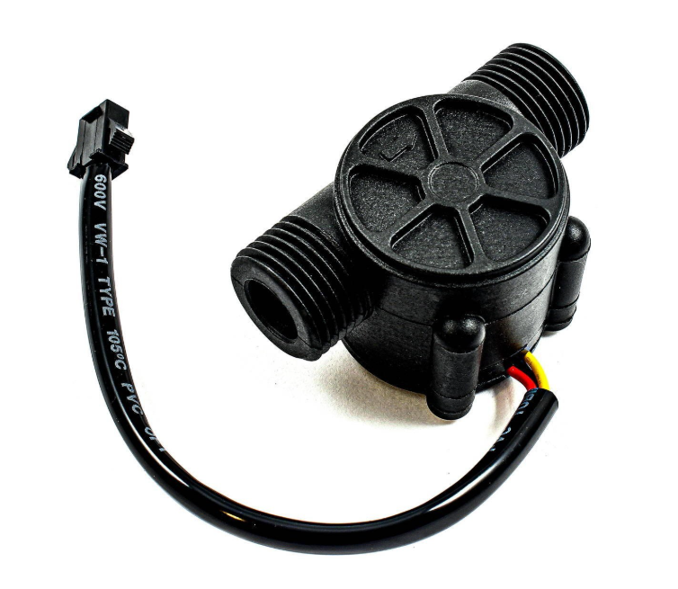 سنسور جریان آب اثر هال YF-S201 رنگ مشکی - تصویر 2