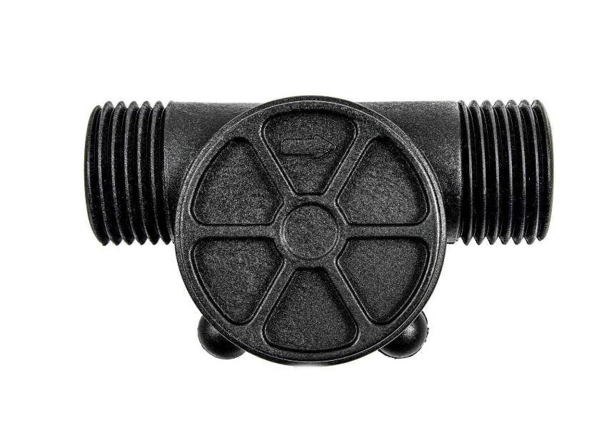 سنسور جریان آب اثر هال YF-S201 رنگ مشکی - تصویر 4