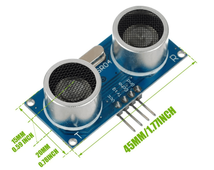ماژول اولتراسونیک سنجش مسافت HC-SR04 - تصویر 5