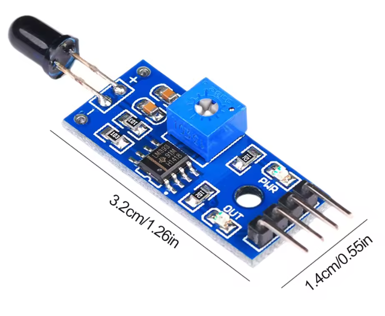 ماژول تشخیص شعله Flame Detection چهار پایه - تصویر 4