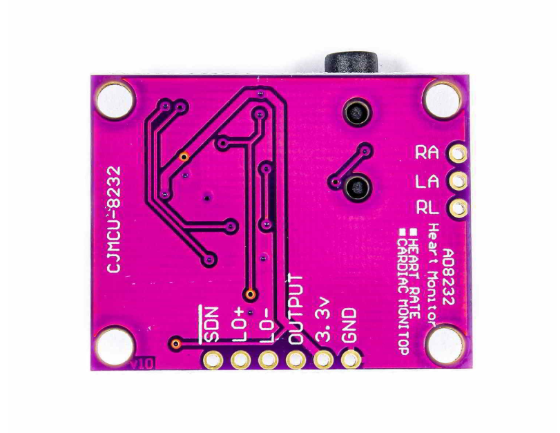 ماژول سنسور ECG و ضربان قلب AD8232 بنفش - تصویر 4