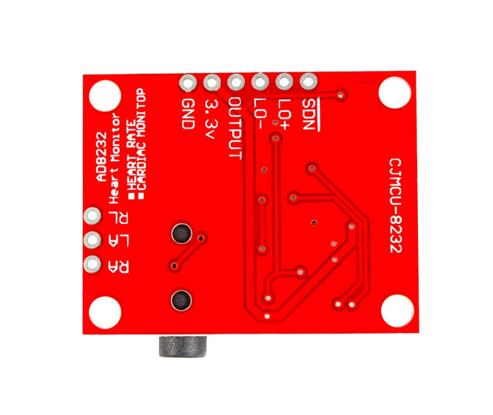 ماژول سنسور ECG و ضربان قلب AD8232 قرمز - تصویر 3