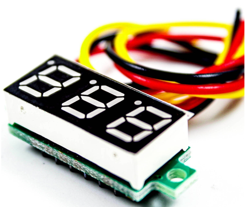 ماژول ولت متر دیجیتال 0 تا 100 ولت DC سبز “0.28 - تصویر 4