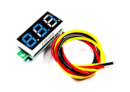 ماژول ولت متر دیجیتال 100 ولت DC آبی “0.28