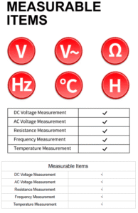 مولتی‌متر مچی دیجیتال CZDANG K8 12