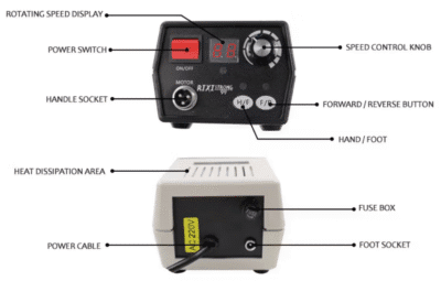 میکروموتور دندان‌سازی Rixi مدل RX MC 90 4