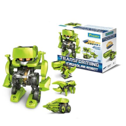 کیت ربات خورشیدی تبدیل‌شونده 4 در 1   پروسکیت GE-617 (PROSKIT)