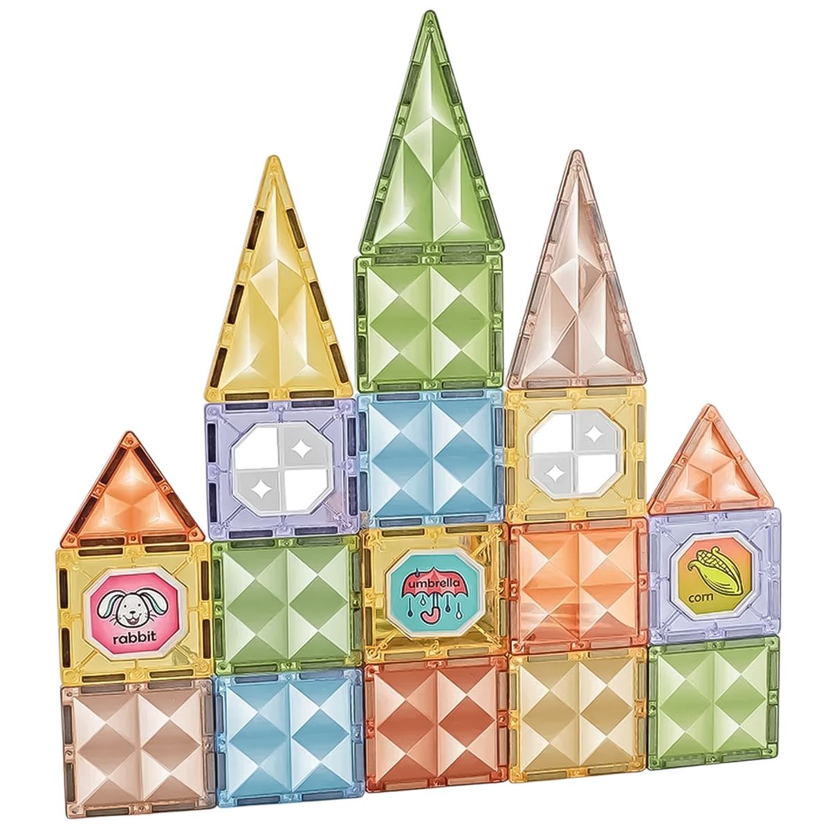 بازی ساختنی مغناطیسی 31 تکه نوع 2 - تصویر 2