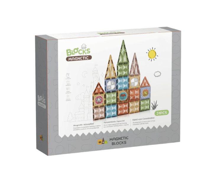 بازی ساختنی مغناطیسی 31 تکه نوع 2