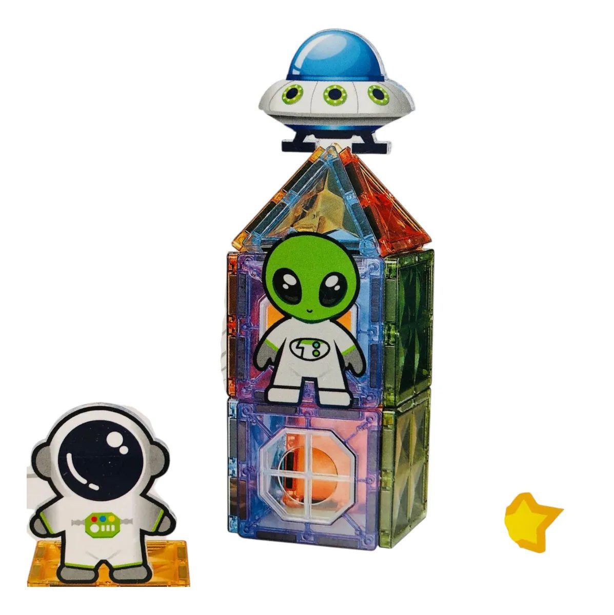 بازی ساختنی مغناطیسی 51 تکه نوع 2 - تصویر 3