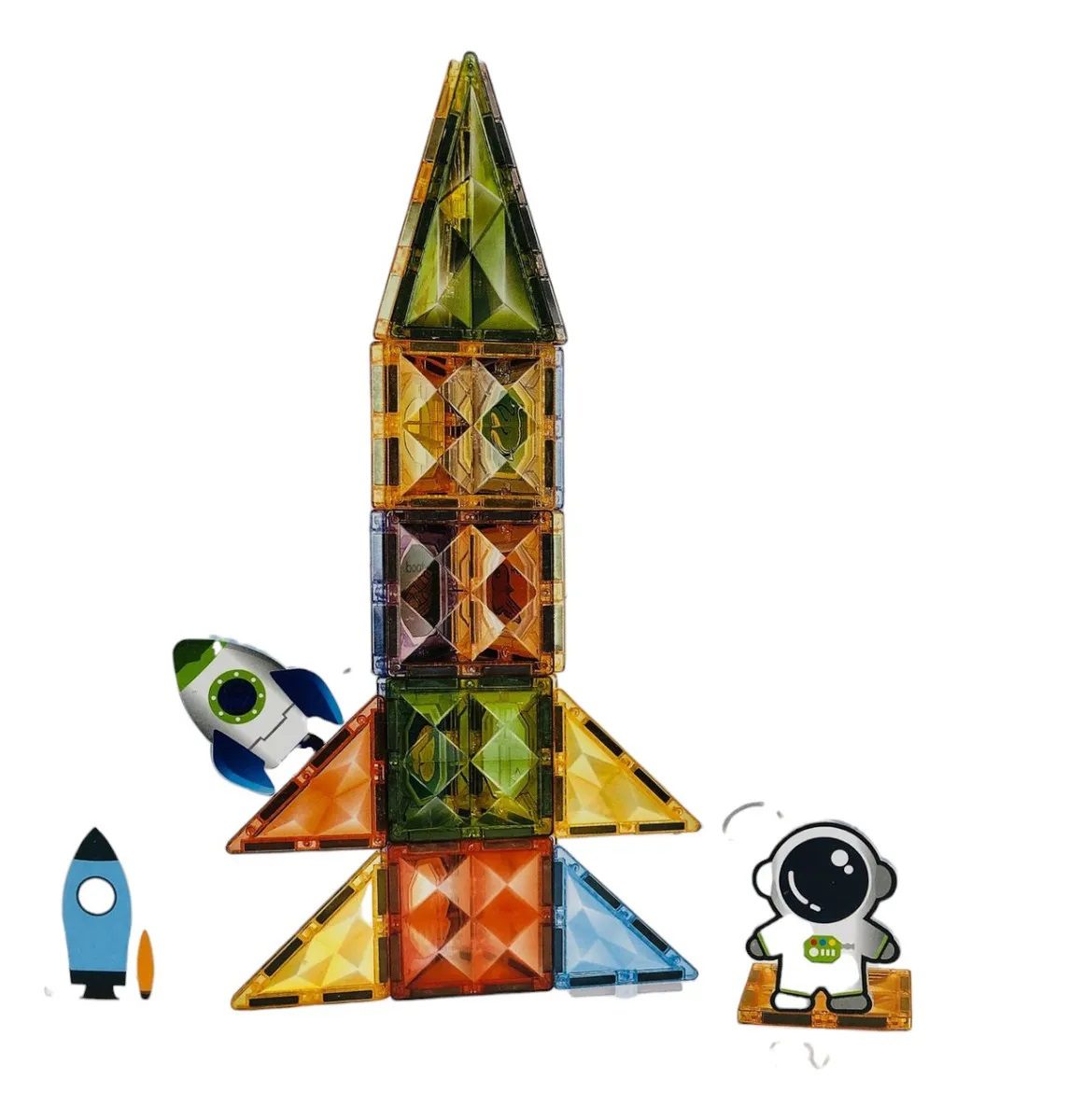 بازی ساختنی مغناطیسی 51 تکه نوع 2 - تصویر 2